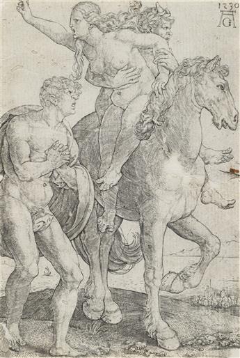 HANS SEBALD BEHAM Hercules Fighting Against the Trojans.